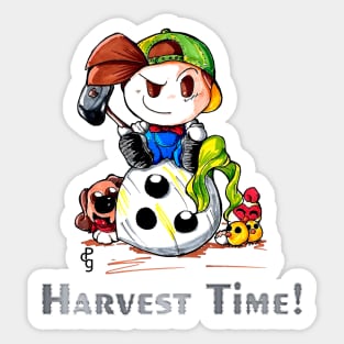 It's Havest Time! Sticker